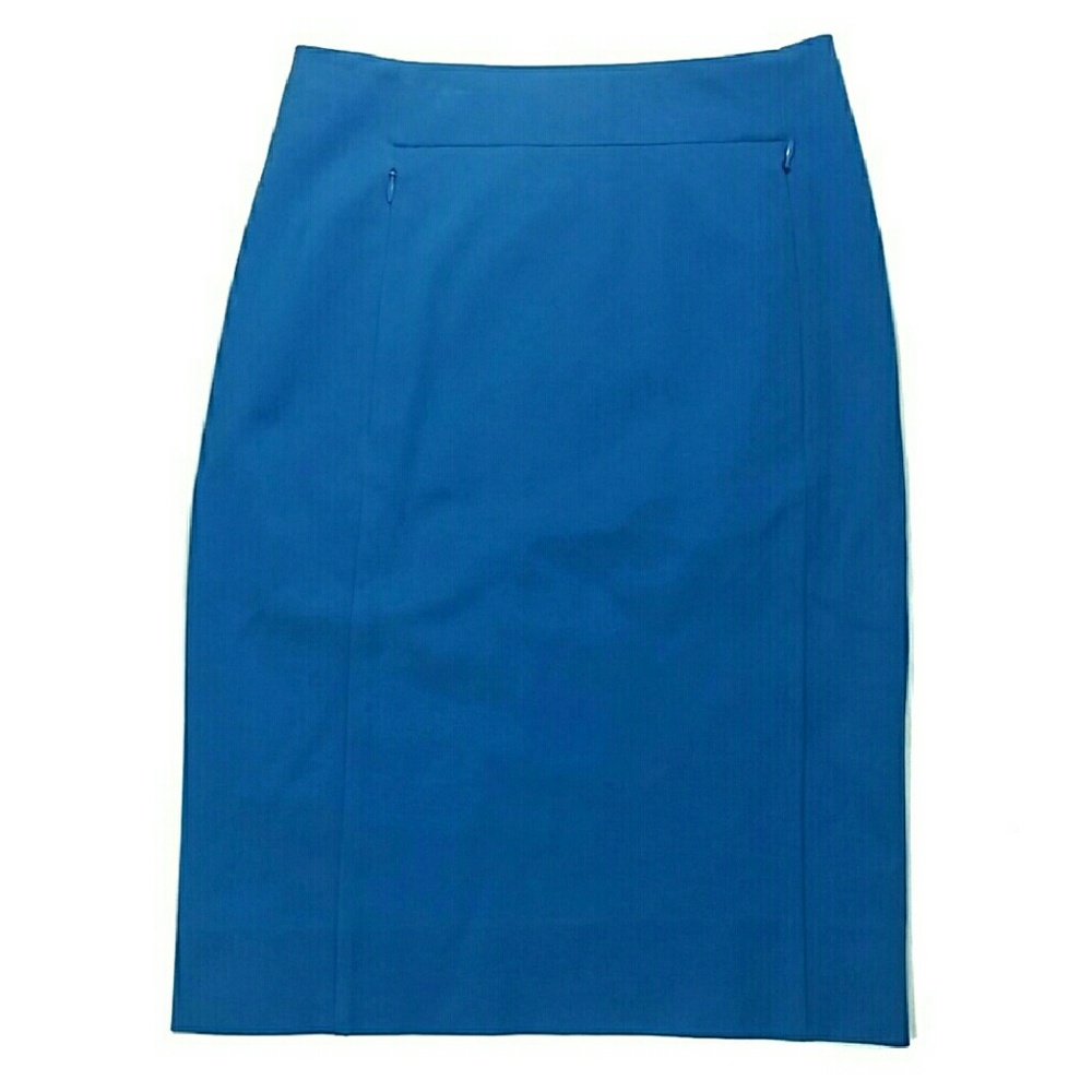 Diane Von Furstenberg Blue Pencil Skirt